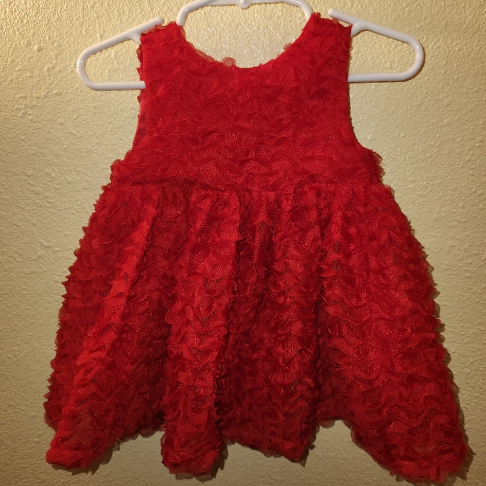 6-9M red dress